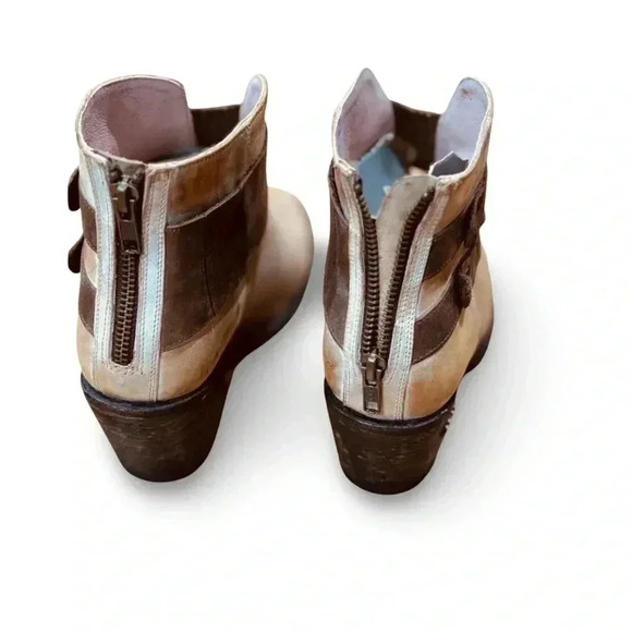 Miss Macie Distressed Leather Ankle Boots NWT - Picture 4 of 7